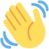 Waving hand